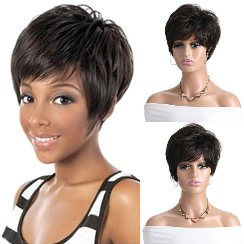 Fashion short straight synthetic wig-XIUNI-WIG-004