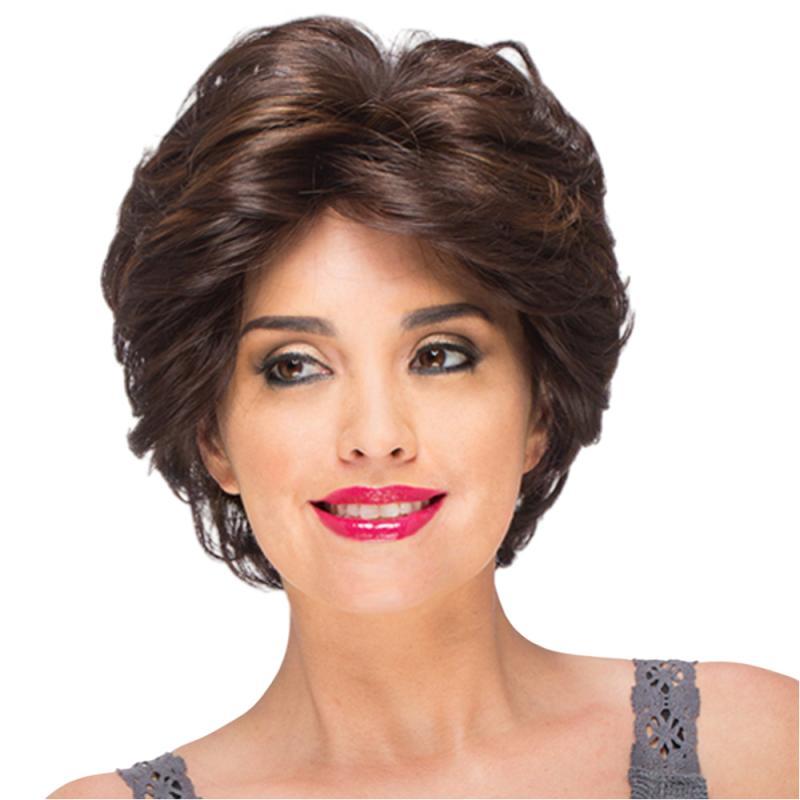 Wig natural chemical fiber short curly hair wig-Wig-047