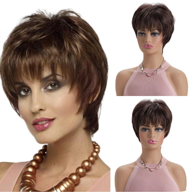 women's short synthetic wig-Wig-155