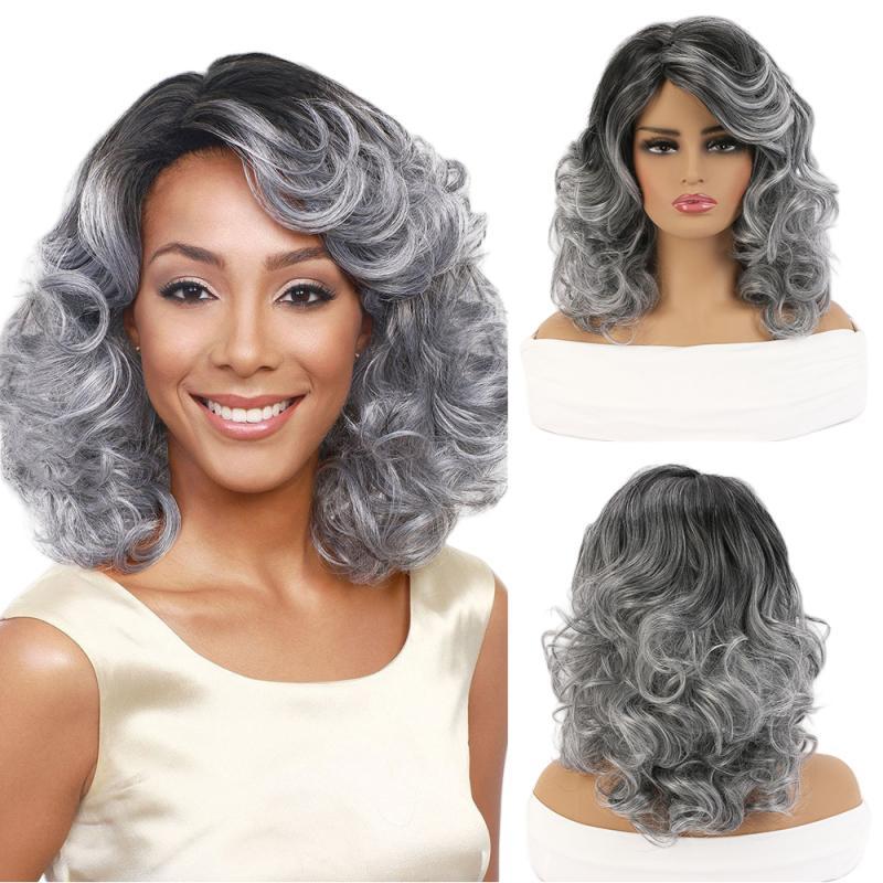 Women's curly synthetic wig-wig-167