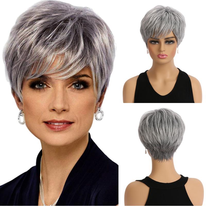 European and American women's short straight wig-XIUNI-332