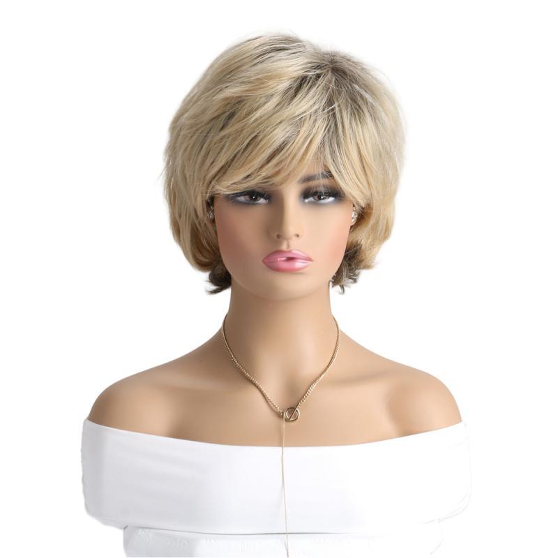 European and American women's straight short hair wig-XIUNI-339