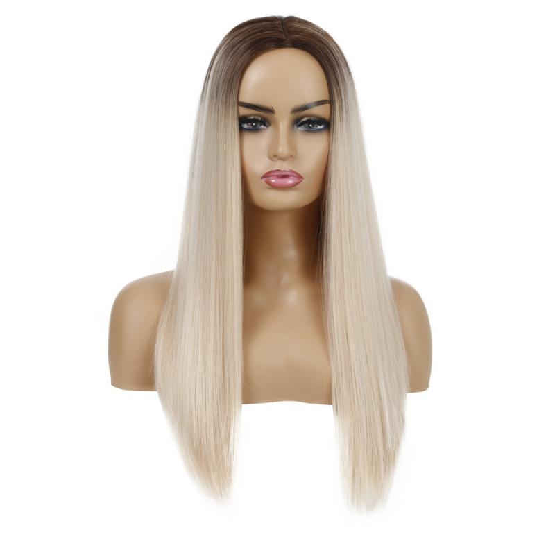 Women's wigs, long straight wigs-Wig-346