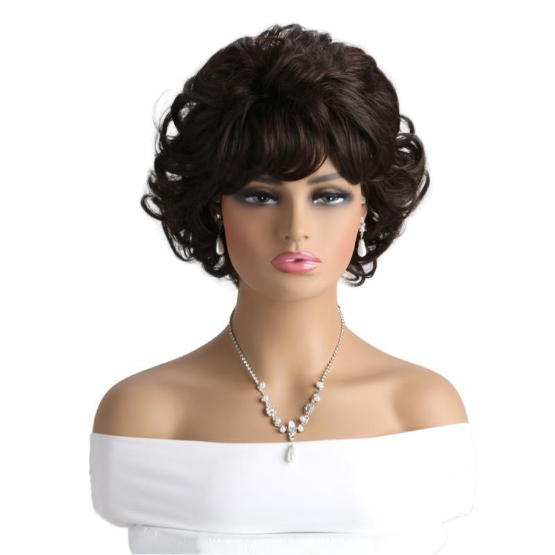 Women's wigs, curly synthetic wigs-XIUNI-361