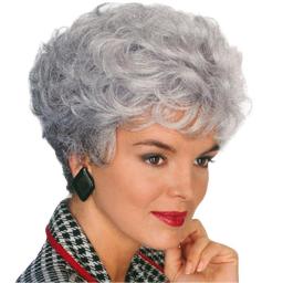 Caucasian Wigs, Ladies Wigs, Curly Synthetic Wigs-XIUNI-390