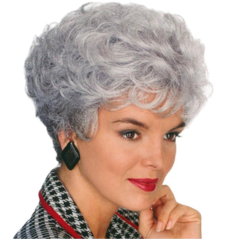 Caucasian wigs, ladies wigs, curly synthetic wigs-XIUNI-390