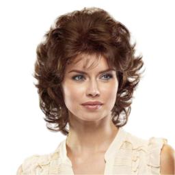 Caucasian Wigs, Ladies Wigs, Long Synthetic Wigs-XIUNI-499