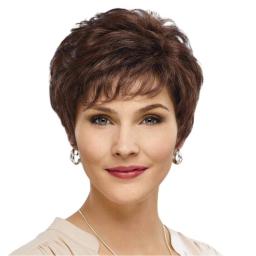 Caucasian Wigs, Ladies Wigs, Straight Synthetic Wigs-XIUNI-559