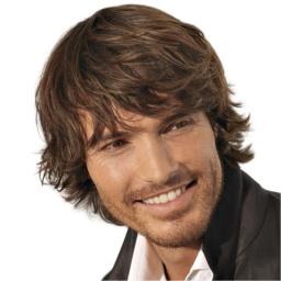Men's Wigs, Short Synthetic Wigs-XIUNI-M52