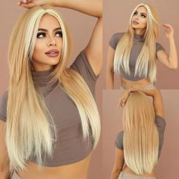 Wigs | WOMEN'S WIGS | Long Straight Wigs For Women,Synthetic Wig,Bangs High Density Hair Wig