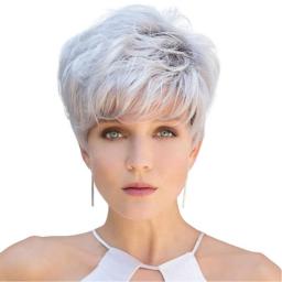 Caucasian Wigs, Ladies Wigs, Curly Synthetic Wigs-XIUNI-471