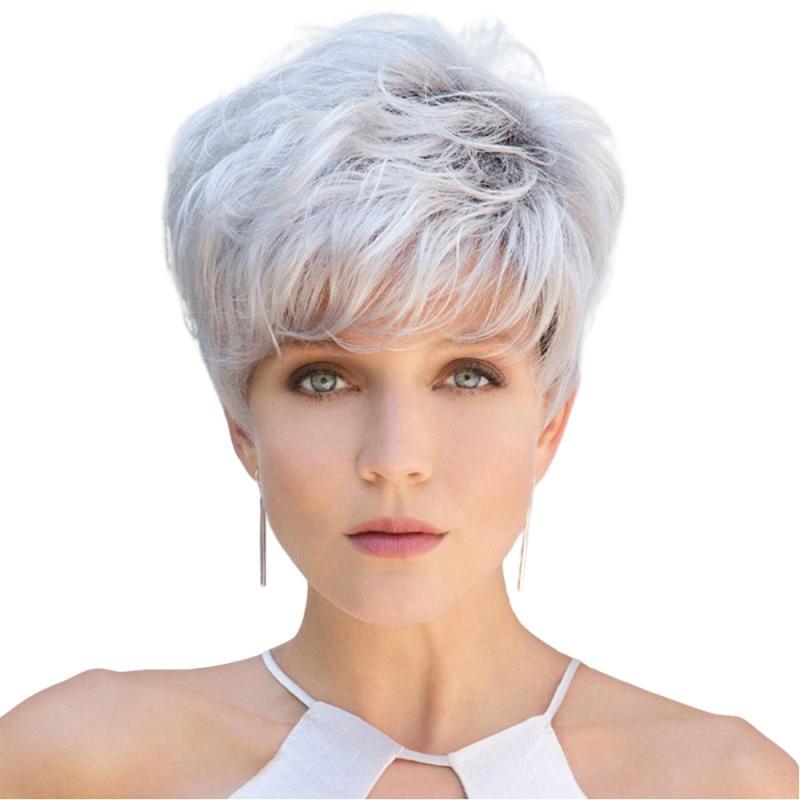 Caucasian wigs, ladies wigs, curly synthetic wigs-XIUNI-471